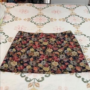 Loft embroidered skirt